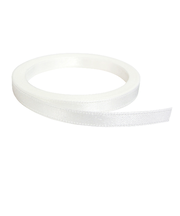 インディゴ　サテンリボン　6mm　PR620　42WH　ホワイト