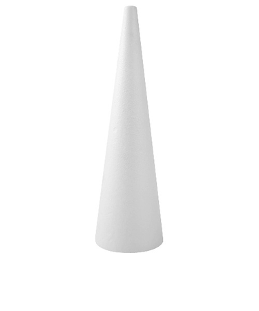 発泡スチロール　円錐　径115×380mm