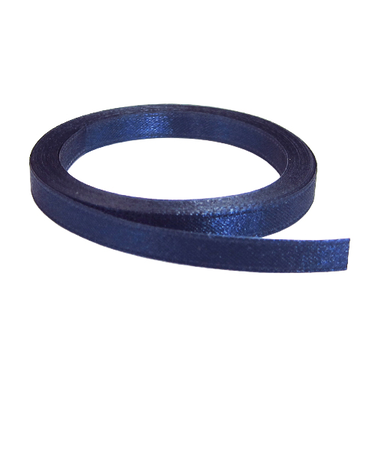 インディゴ　サテンリボン　6mm　PR627　40NB　ネイビー