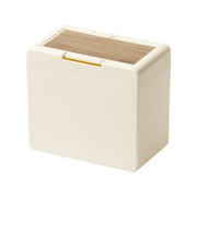 ソニック　リビガク　ちょいバコ　卓上ゴミ箱　ワンタッチで開く　LV－4672－I　アイボリー
