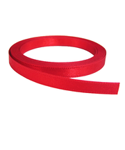 インディゴ　サテンリボン　6mm　PR624　54RE　レッド