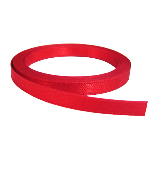 インディゴ　サテンリボン　6mm　PR624　54RE　レッド