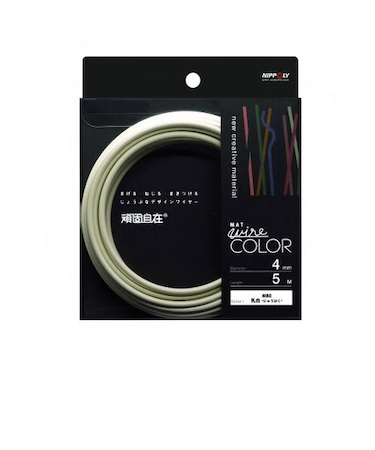 頑固自在　コイル　径4.0×5m巻　乳白ニュウハク