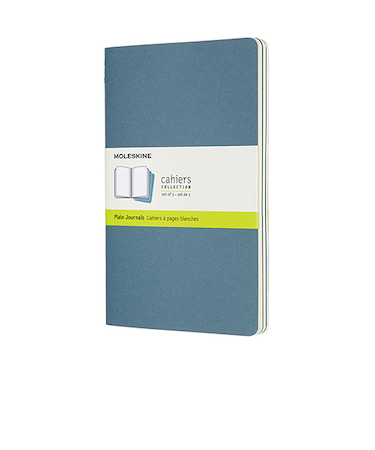 モレスキン（MOLESKINE）　カイエジャーナル　ソフトカバー　無地　ラージサイズ　ブルー