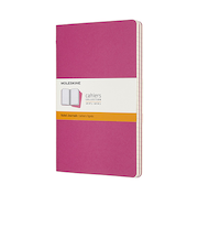 モレスキン（MOLESKINE）　カイエジャーナル　ソフトカバー　横罫　ラージサイズ　ピンク