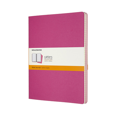 モレスキン（MOLESKINE）　カイエジャーナル　ソフトカバー　横罫　XLサイズ　ピンク