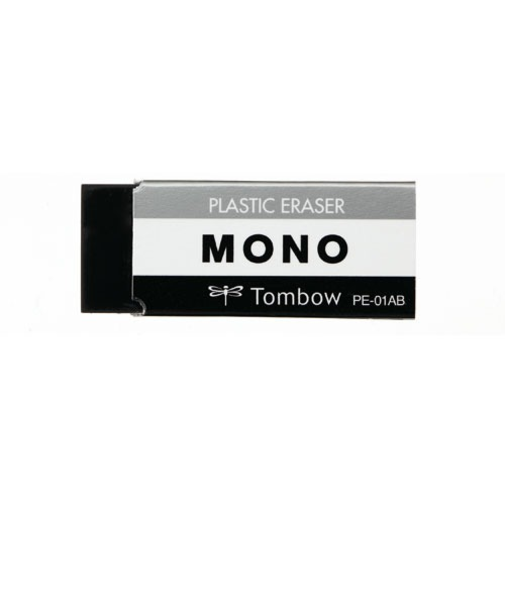 トンボ鉛筆（Tombow）　MONO消しゴムブラック　PE‐01AB