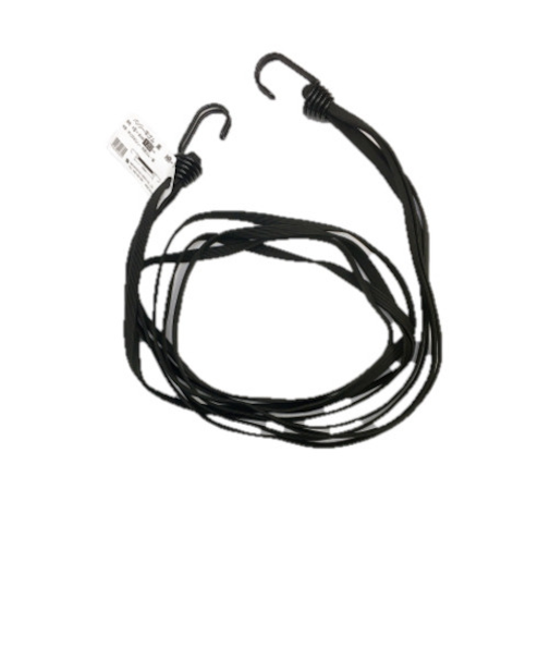 三友産業　バンジー平ゴム　黒　幅9mm×120cm