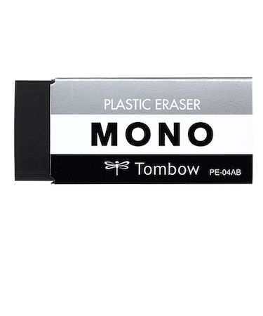 トンボ鉛筆（Tombow）　MONO消しゴムブラック　PE‐04AB