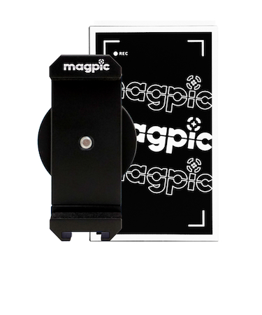 マグピク（magpic）　マグネットスマホホルダー　ブラック