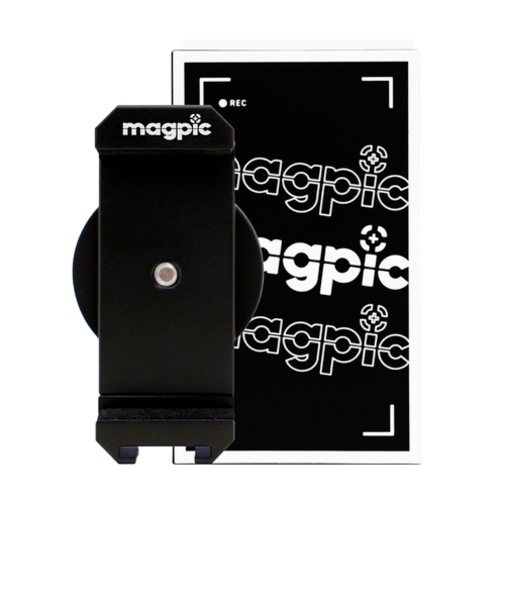 マグピク（magpic）　マグネットスマホホルダー　ブラック