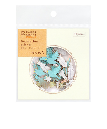 ミドリ（MIDORI）　PCM　デコレーションシール　82519　羽柄