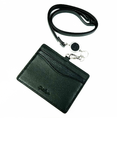 ブレイリオ（Brelio）　SPAD　YAKレザー　IDケース　グリーン／ブラック