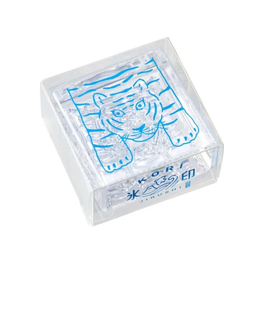 キングジム（KING　JIM）　透明スタンプ「氷印」　大サイズ　CLS33－003　タイガー