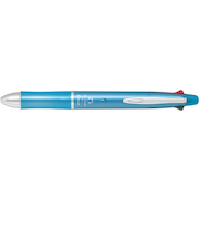 パイロット（PILOT）　ドクターグリップ4＋1油性ボールペン　0.5mm　極細　アイスブルー