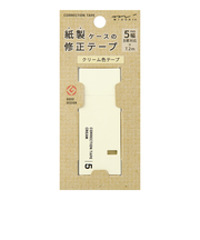 ミドリ（MIDORI）　紙製修正テープ　5mm　35500006　クリーム