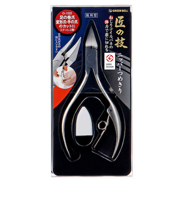 グリーンベル　匠の技　ステンレス製ニッパーつめきり（鋭利型）　G－1025