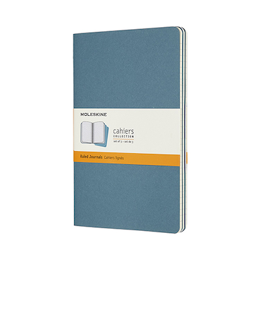 モレスキン（MOLESKINE）　カイエジャーナル　ソフトカバー　横罫　ラージサイズ　ブルー