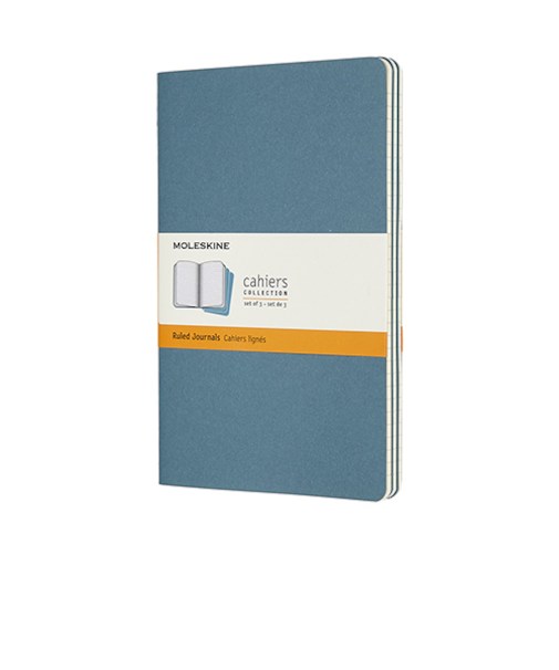 モレスキン（MOLESKINE）　カイエジャーナル　ソフトカバー　横罫　ラージサイズ　ブルー