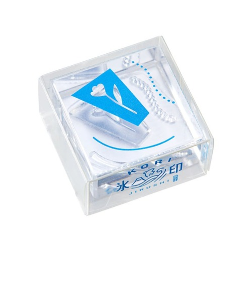 キングジム（KING　JIM）　透明スタンプ「氷印」　大サイズ　CLS33－005　カケラ