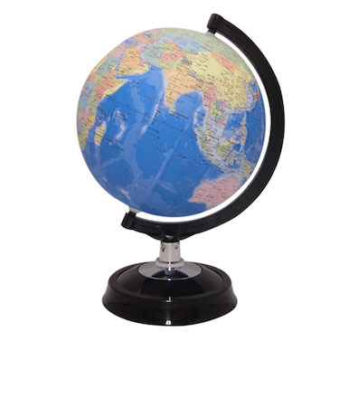 昭和カートン　地球儀　行政図タイプ　26cm　26－GX