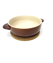 ほっくり　丸グラタン　茶　16476