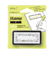 ミドリ（MIDORI）　スタンプ　浸透印　ハーフ　花柄　35505006