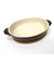 ほっくり　オーバルグラタン　16477　茶