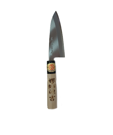 ダイキチ　堺源吉作　ハガネ　アジ切り包丁　105mm