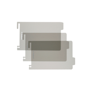 デルフォニックス(DELFONICS) ロルバーンポケット付メモ インデックスシート 横型M用 501000 717 クリアグレー 3枚入