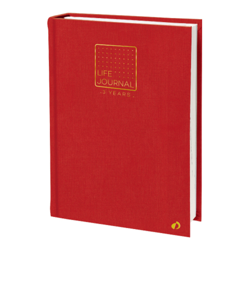 クオバディス（QUO　VADIS）　ライフジャーナル3イヤーズ　A5　qv2371154　ルビー