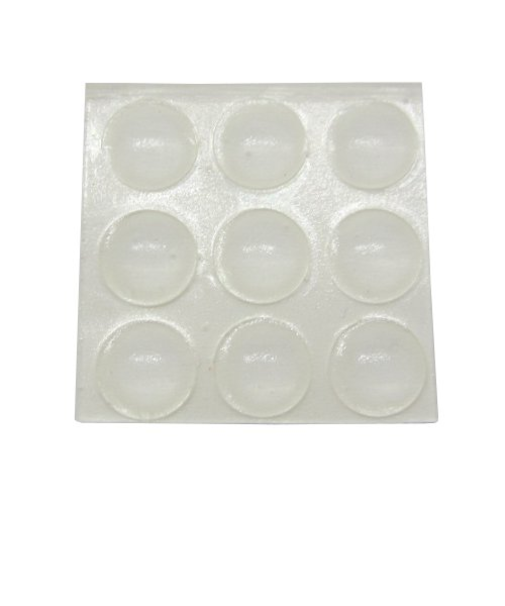 戸当りクッション　粘着シート付　8.5×2.2mm　9個入