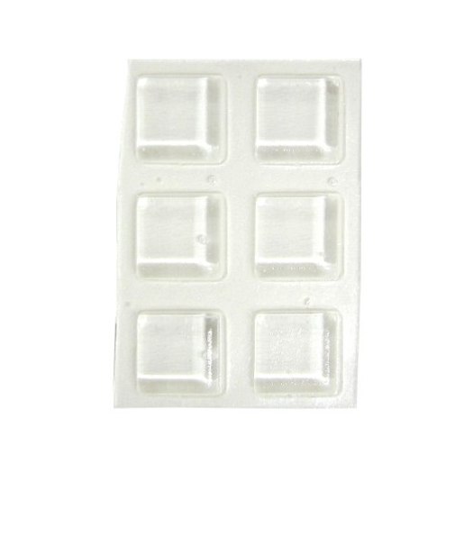 戸当りクッション　粘着シート付　10.2×2.5mm　6個入