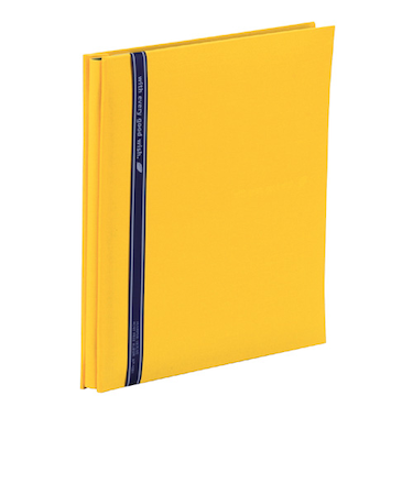 セキセイ　ミニフリーアルバム（黒台紙）　イエロー