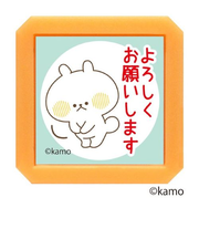 こどものかお　Nウサギタケ浸透印SQ　2932－001　よろしくお願いします