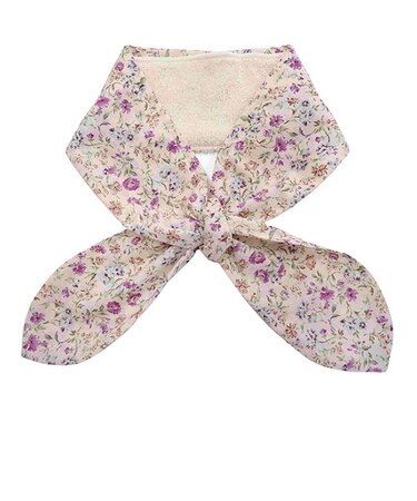 今治タオルマフラー　スミレ　ホワイト