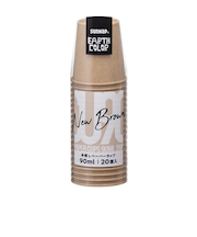サンナップ（SUNNAP）　アースカラー　両面未晒しペーパーカップ　90mL　20個入