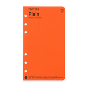 プロッター（PLOTTER）　リフィルメモパッド　無地　バイブルサイズ　77716415　80枚