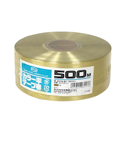 セノハウス用材　カラー平テープ巻　500m　金