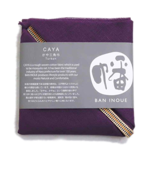 井上企画　幡　かや三角巾　IY8015　紫