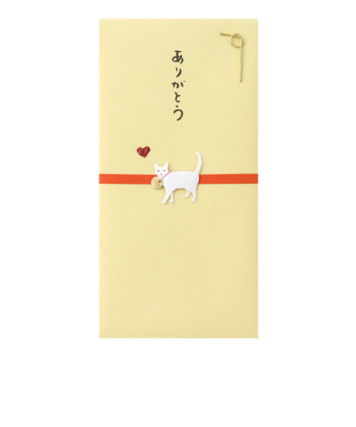 ミドリ（MIDORI）　PC金封　ありがとう　25259006　ネコ柄