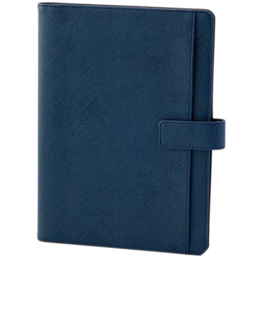 レイメイ藤井　ベルト付マルチカバーノート　B5サイズ　CN255　ネイビー