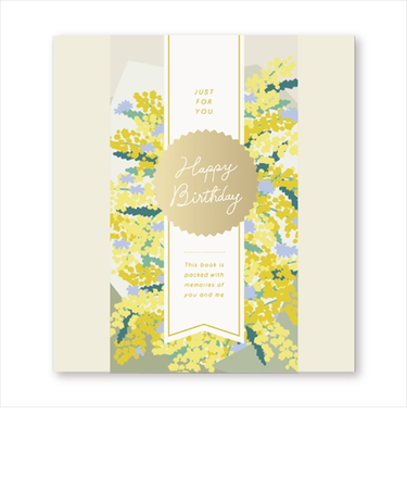 いろは出版　ギフトラッピングアルバム　L　Mimosa