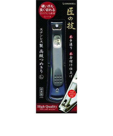 匠の技　ステンレス高級つめきりL　G-1114