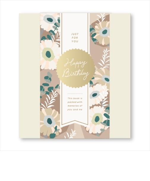 いろは出版　ギフトラッピングアルバム　L　Gerbera