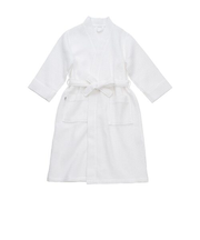 パウダーバス＆ヒーリング　ワッフル　バスローブ　L　ホワイト