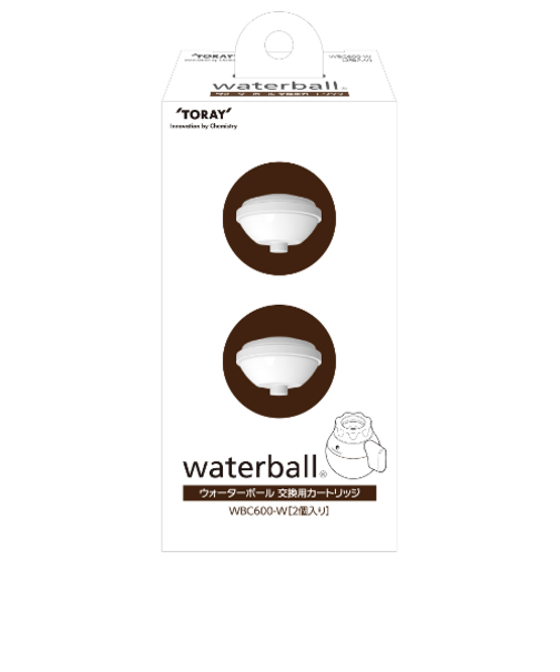 東レ（TORAY）　新感覚浄水器　ウォーターボール　交換用カートリッジ2個入