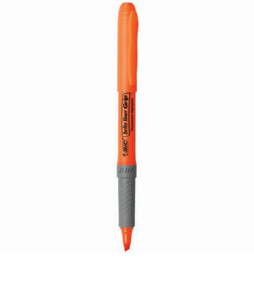 BIC　ブライトライナーグリップ　オレンジ　BRIGR