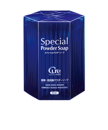キュア（Cure）　スペシャルパウダーソープキュア　0.6g×35包