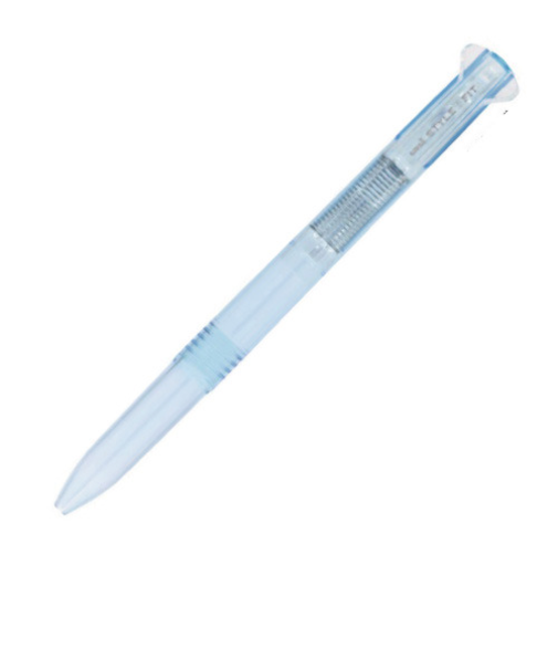 三菱鉛筆　スタイルフィット　3色ホルダー　クリアブルー